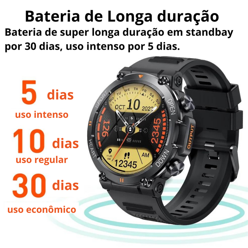 SmartWatch - Esportivo para XIAOMI, Android, IOS e K56